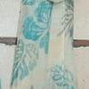 Beige y turquesa