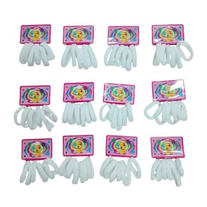 Colitas Elastizadas Blancas