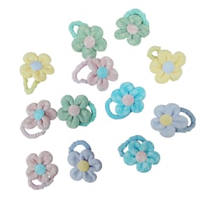 Colitas Flores Tela Surtidas