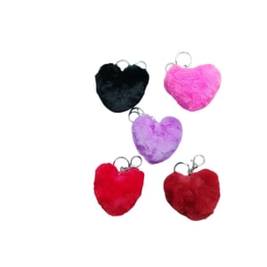Llavero Peluche Corazón Surtido