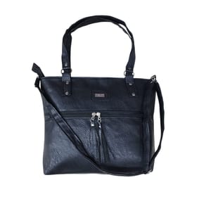 Cartera Negra Símil Cuero