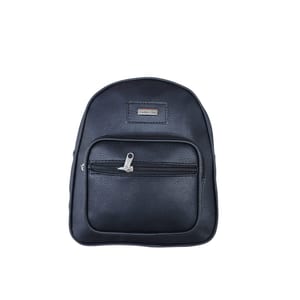 Mochila Ecocuero Negra Fashion