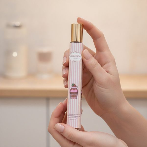 Caja exhibidora de perfume en spray Berry On Top de 35 ml por 24 unidades