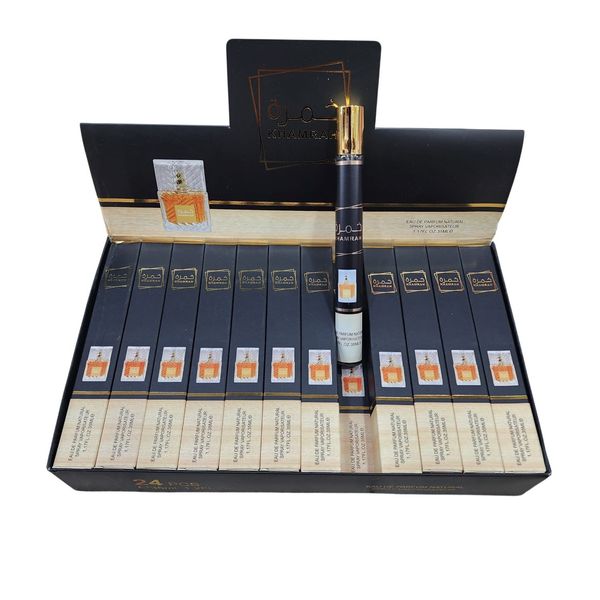 Caja exhibidora de perfumes pocket spray Khamrah de 35ml