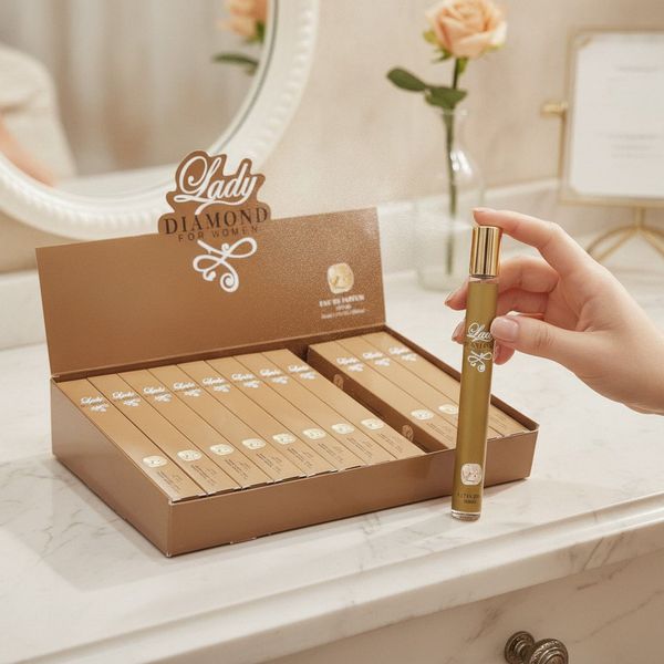 Caja exhibidora de perfumes para mujer Lady Diamond Eau de Parfum 35ml