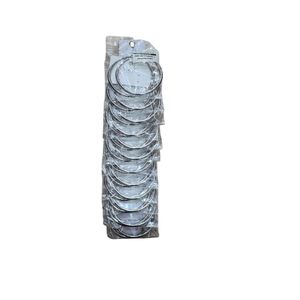 Aritos Argollas Plateadas Metal