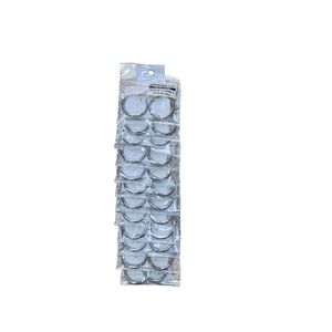 Aros Argollas Plateadas 3 cm