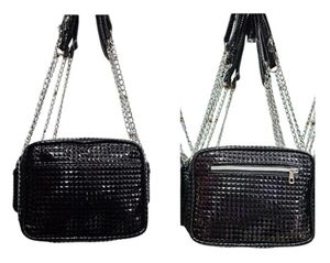 Bandolera cuadrada charol con Cadenas