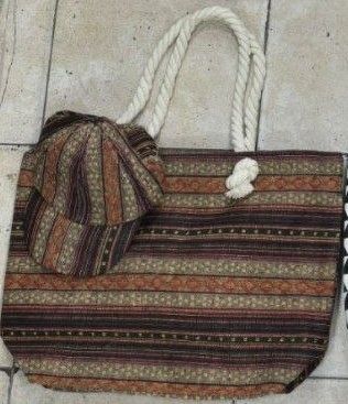 Bolso Playero con Gorra