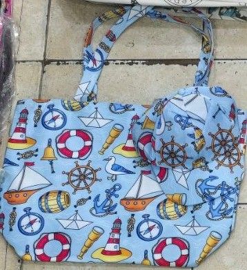 Bolso Playero con Gorro