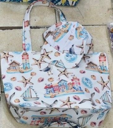 Bolso Playero con Gorro