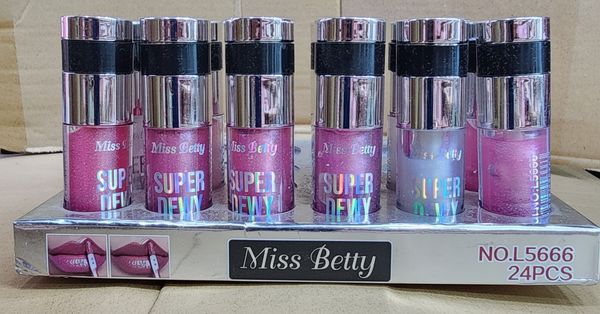 Exhibidor con brillos labiales Miss Betty Super Dewy