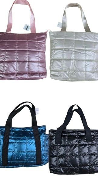 Carteras de hombro estilo puffer matelassé inflables en varios colores
