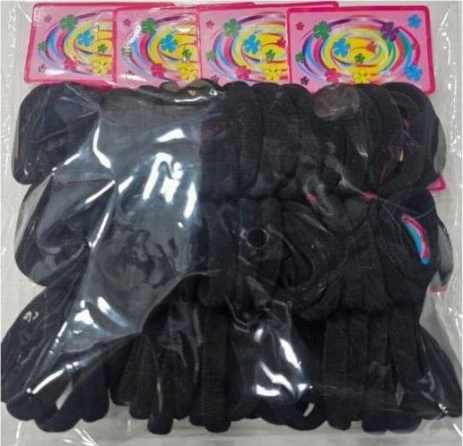 Colitas de Pelo Negras elasticas