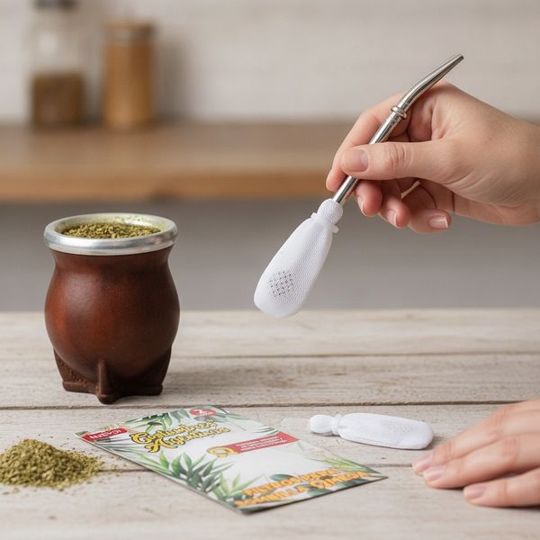 Blíster de filtros para bombilla de mate marca Costumbres Argentinas