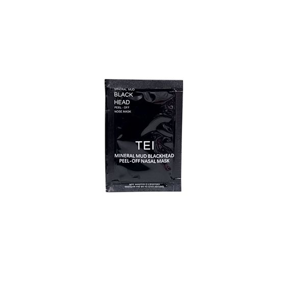Sobre individual de mascarilla nasal peel-off TEI Mineral Mud para puntos negros