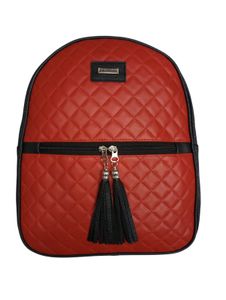 Mochila Matelassé Con Borlas mc1