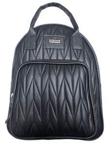 Mochila Matelassé Negra Fashion