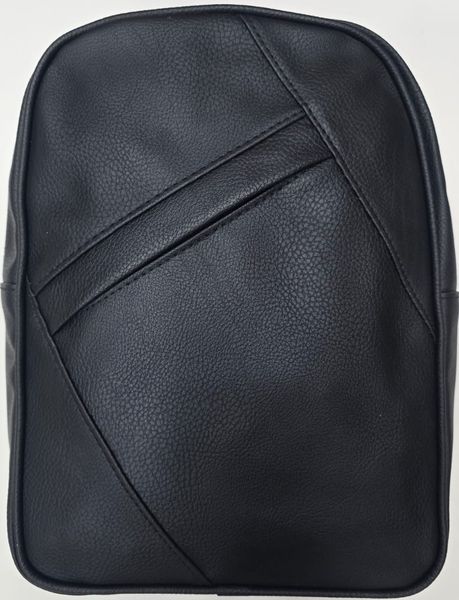 Mochila mediana Ecocuero Negra