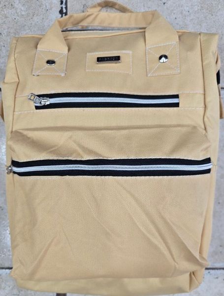 Mochila Urbana Textil Beige x2