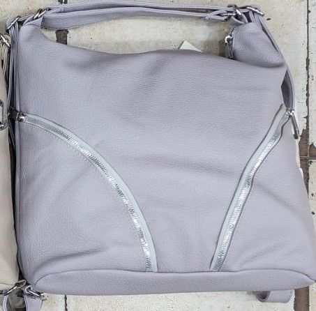 Mochila y Cartera Simil Cuero