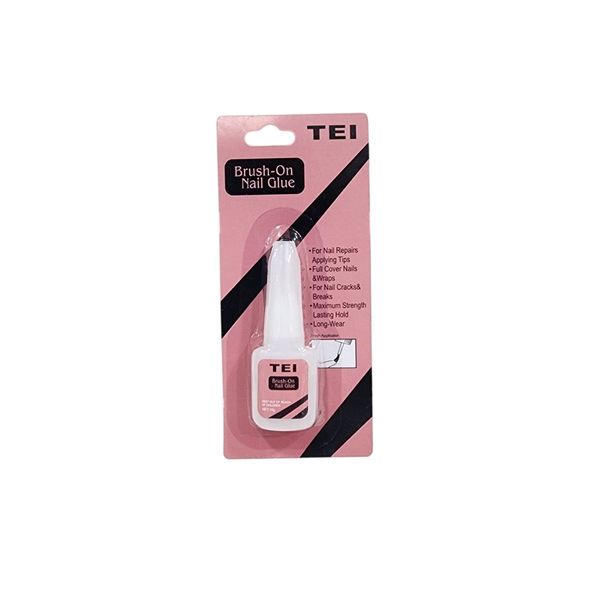 Blíster de pegamento para uñas con pincel marca TEI