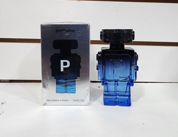 Perfume Diseño Robot Azul