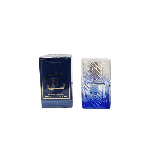 Perfume Eau de Parfum Onlyou No. 8143 en frasco de vidrio azul y caja