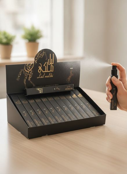 Caja exhibidora de perfumes Lail Maliki Eau de Parfum en spray de 35ml