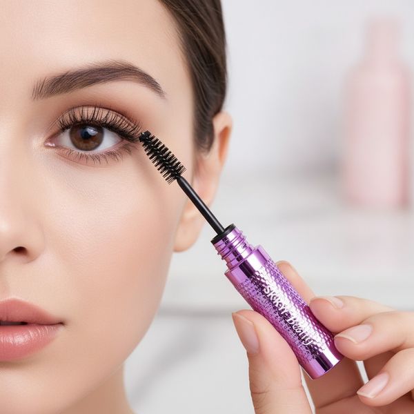 Exhibidor con frascos de sérum líquido para crecimiento de pestañas Miss Betty Sky High