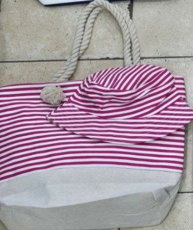 Set Bolso Playero Con Gorra
