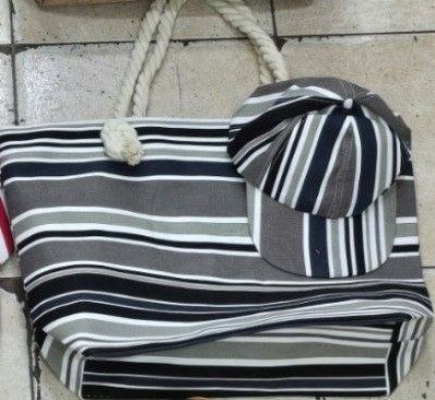 Set Bolso Playero Con Gorra