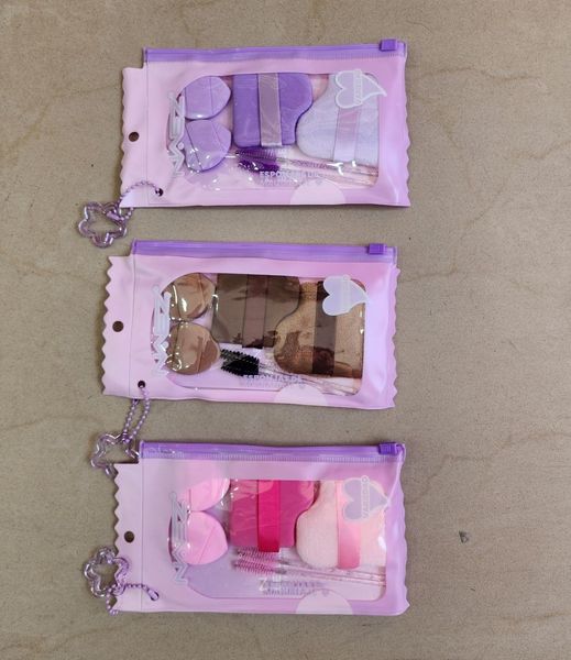 Set Borlas y Esponjas Maquillaje