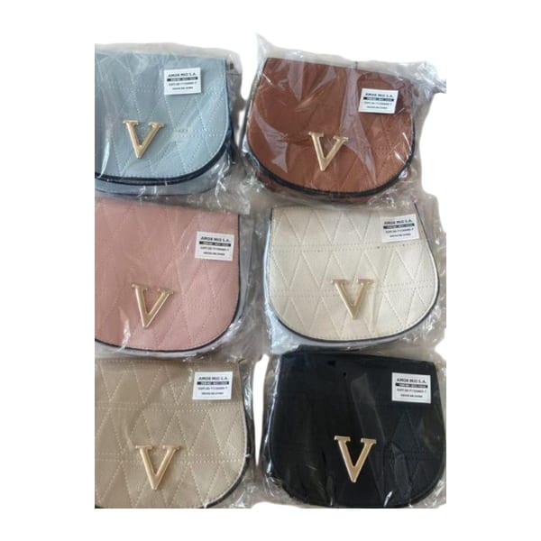 Bandolera Matelassé Con V