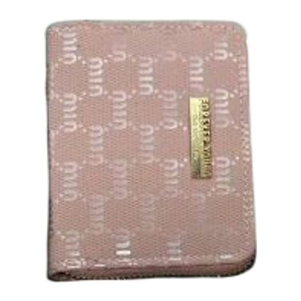 Billetera Compacta Estampada Rosa