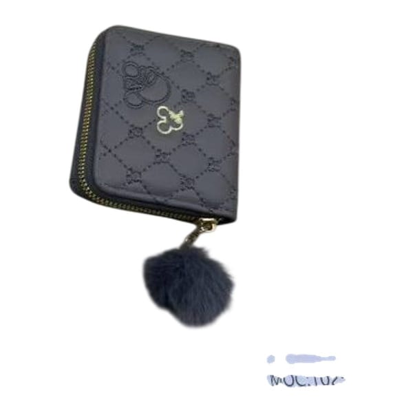 Billetera Corta con Pompón