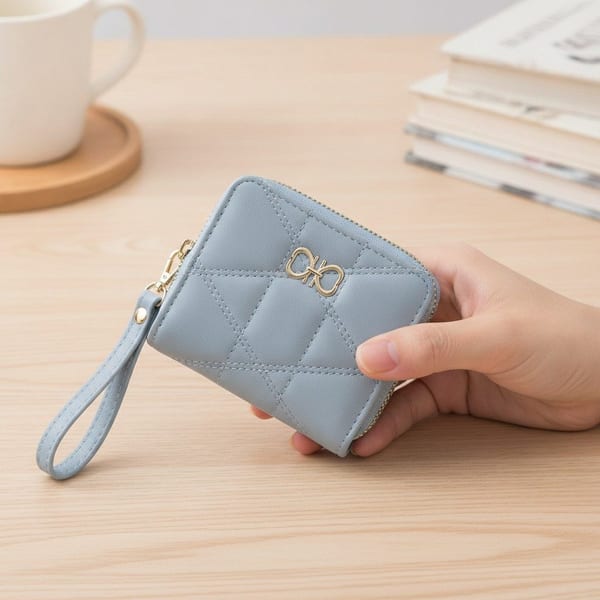 Billetera Mini Doble Cierre