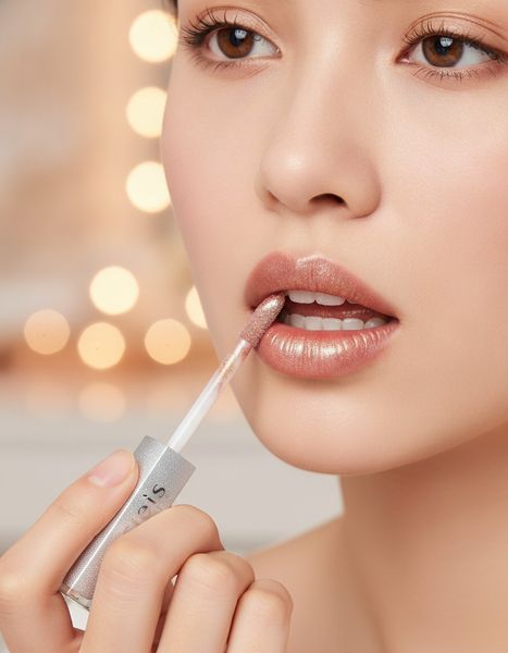 Caja exhibidora de brillos labiales meis Chameleon Lip Gloss en tonos surtidos