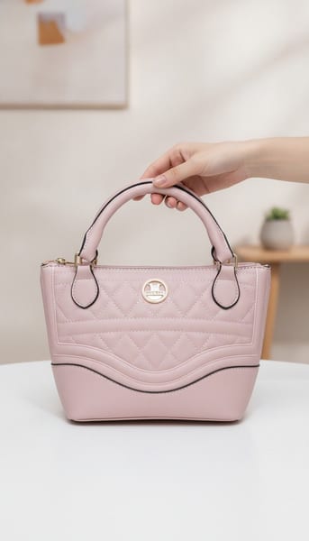 Cartera Matelassé Rosa