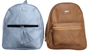Mochila Ecocuero Con Flecos