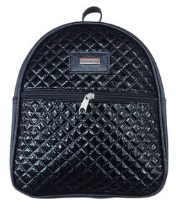 Mochila Matelassé Brillante Negra