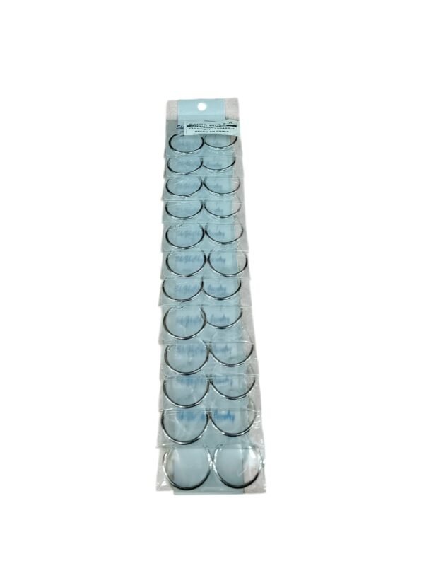 TIRA x1 Par Argollas Plateadas 2.5cm Mini Huggie