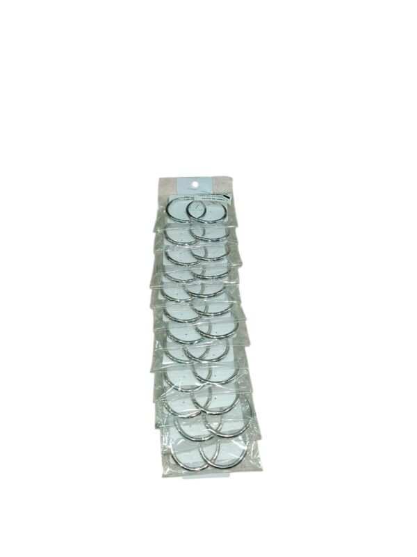 MODACOOLSAS4 TIRA x1 Par Argollas Plateadas 4cm Gruesas Chunky – Tendencia TikTok 2026 – No Pesa