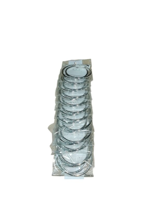 MODACOOLSAS6 TIRA x1 Par Argollas Plateadas 5cm Gruesas Grandes – Chunky Jumbo Livianas – S.Z.C