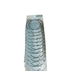 TIRA x1 Par Argollas Plateadas 7cm Jumbo Gigantes – Shi Zhi Chao – Livianas XXL