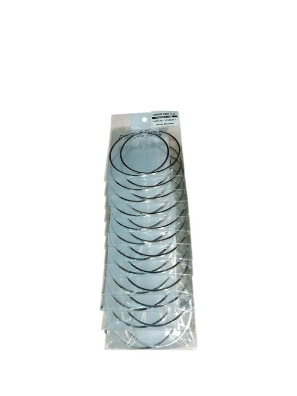 MODACOOLSAS7 TIRA x1 Par Argollas Plateadas 7cm Jumbo Gigantes – Shi Zhi Chao – Livianas XXL