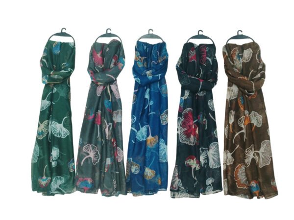 Chalinas Estampadas Hojas Surtidas